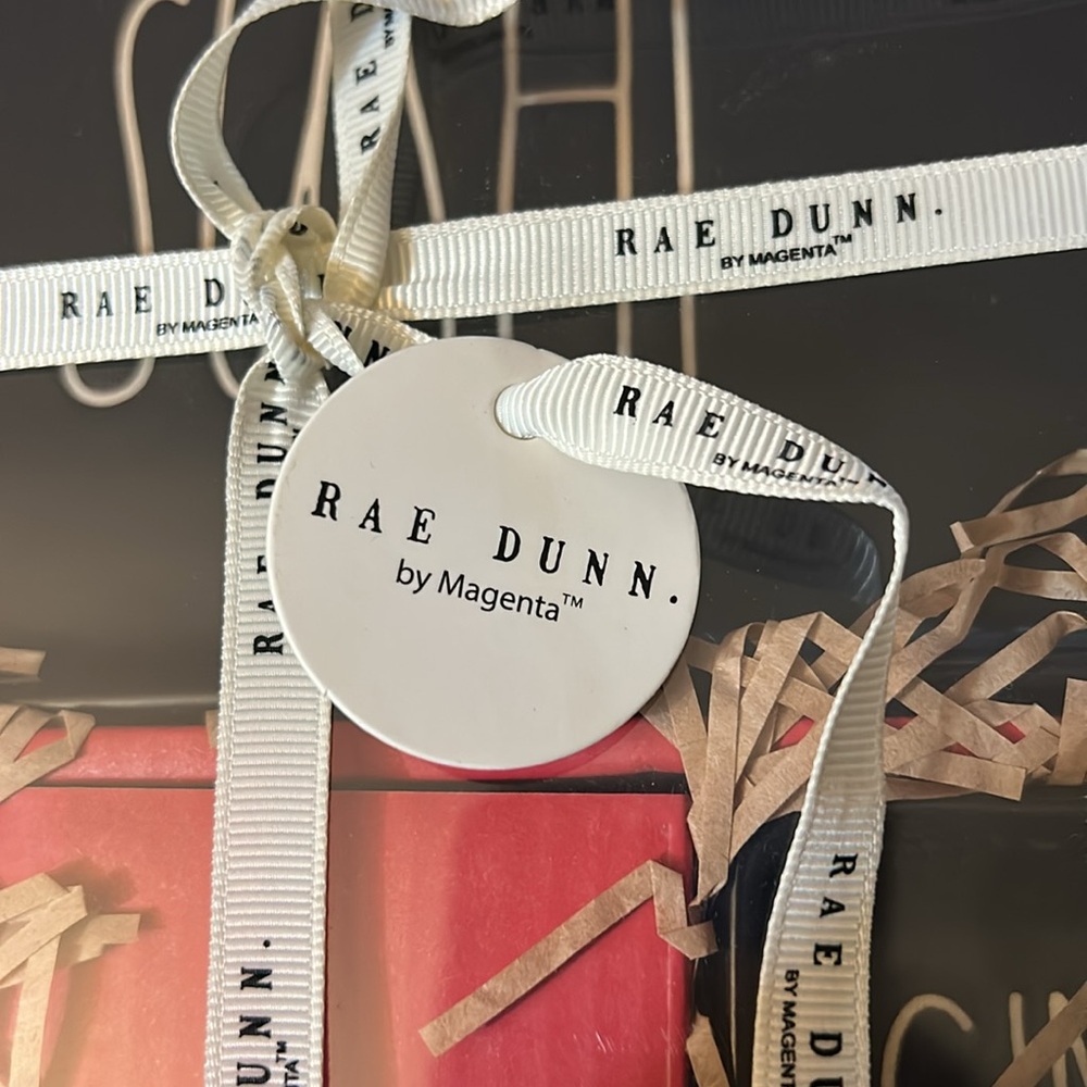 NWT Rae Dunn Black and Red Sushi Set with Chopsticks - Picture 6 of 7